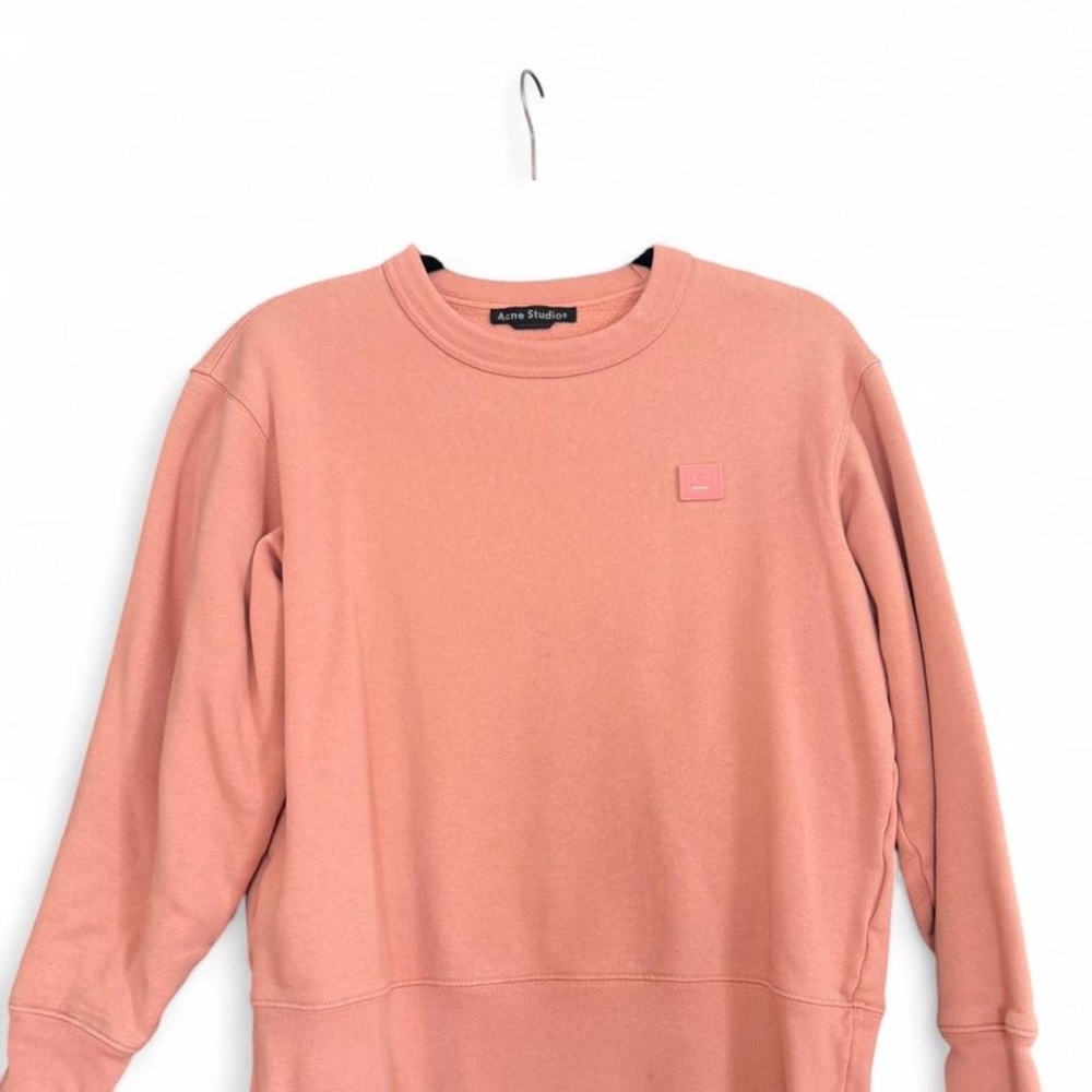 Acne Studios fitted pink cotton sweatshirt